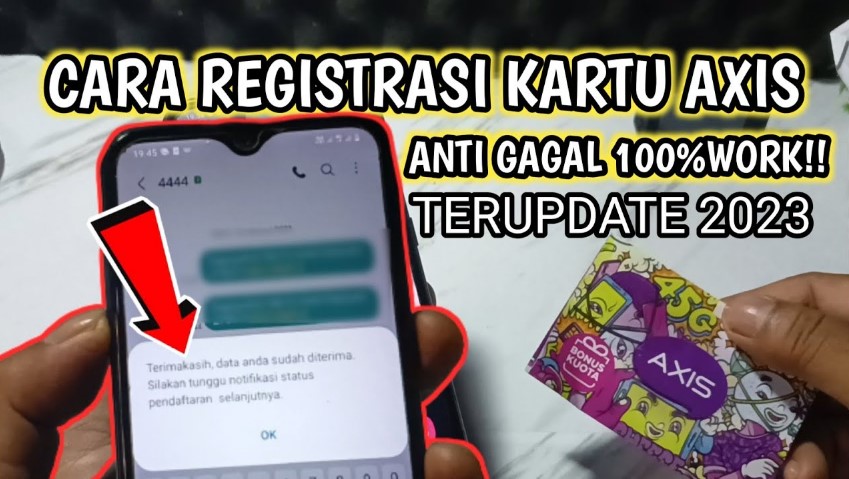 Cara Registrasi Kartu Axis Tanpa Gagal Terbaru November