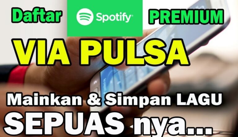 Cara Bayar Spotify Premium Dengan Pulsa Terbaru November