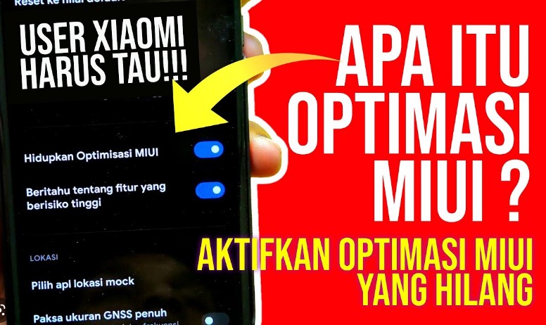 Cara Menonaktifkan Optimasi MIUI