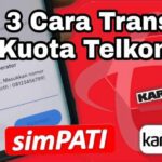 Cara Transfer Kuota Telkomsel Lebih Dari 1 GB Gratis