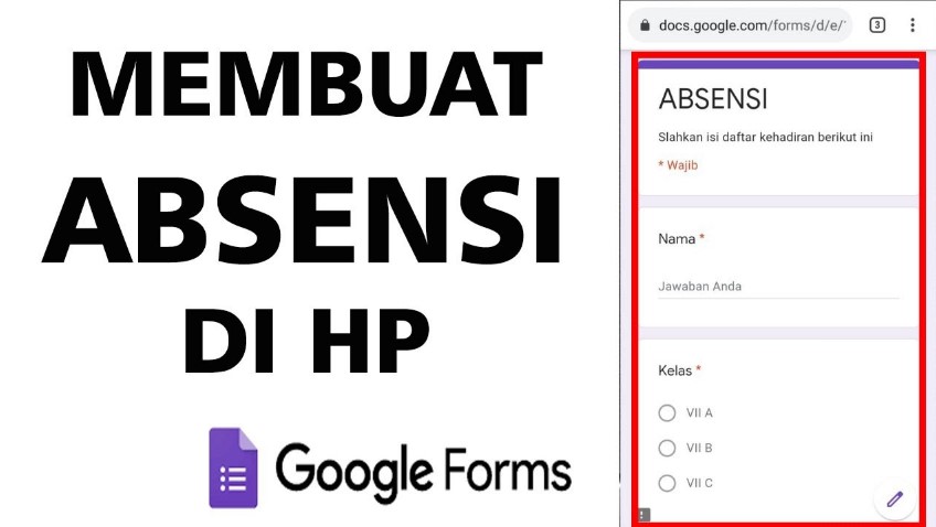 Cara Membuat Google Form Absensi Online Karyawan.