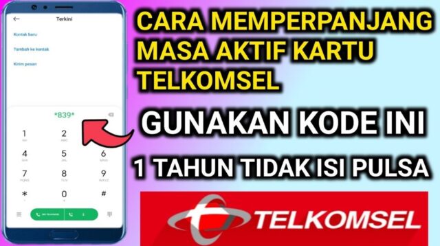 Cara Memperpanjang Masa Aktif Telkomsel 1 Tahun