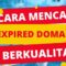 Rahasia Cara Mencari Domain Expired Berkualitas.