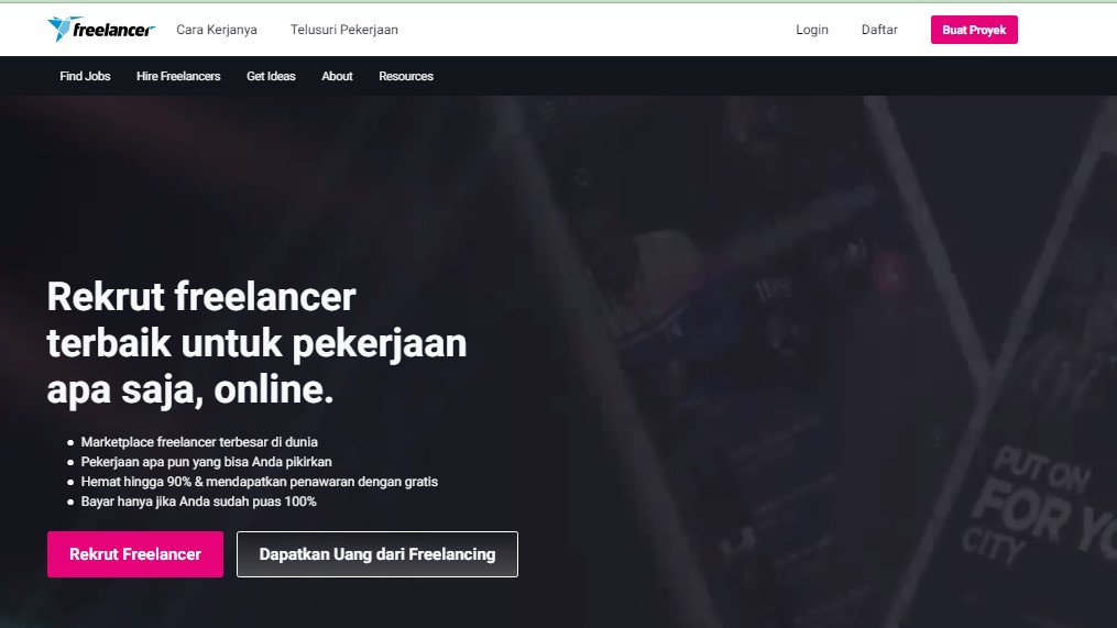 situs freelance di indonesia freelancer.co.id
