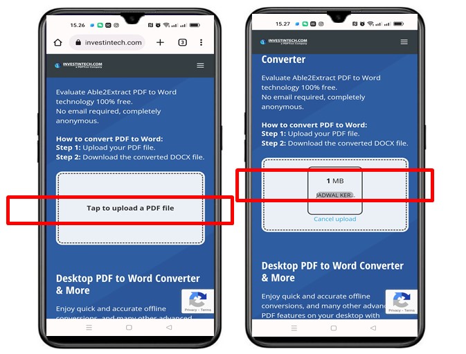 Cara Mengubah PDF ke Word di HP tanpa aplikasi gratis