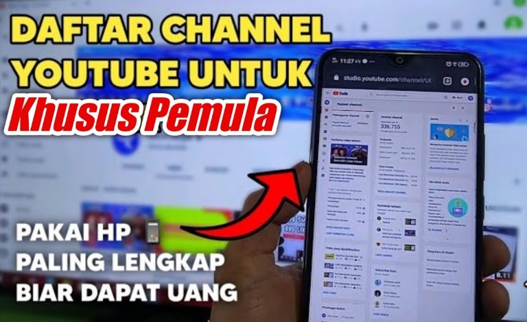 cara membuat channel youtube di hp menghasilkan uang