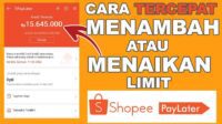 Rahasia Cara Menaikkan Limit Shopee Paylater Cepat Di Approved