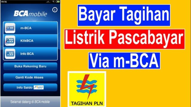 Cara Bayar Listrik Lewat M-Banking BCA