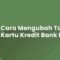 Cara Mengubah Tagihan Kartu Kredit Bank Mega Menjadi Cicilan