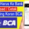 Cetak Rekening Koran BCA via Mobile Banking