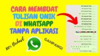 Cara Variasi Tulisan WhatsApp agar Chatting Tidak Membosankan