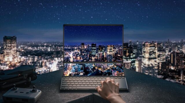 Laptop Layar Ganda 14-inci Paling Powerful, Zenbook Pro 14 Duo OLED