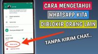 Cara Mengetahui Nomor WhatsApp Anda Diblokir oleh Orang Lain