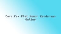 Cara cek plat nomor kendaraan online