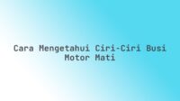 Cara mengetahui ciri-ciri busi motor mati Cara mengetahui ciri-ciri busi motor mati