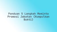 Panduan 5 Langkah Meminta Promosi Jabatan (Kumpulkan Bukti)